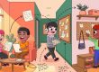 LEAD-style coworkers collaborating across office and home spaces in a hybrid work setting